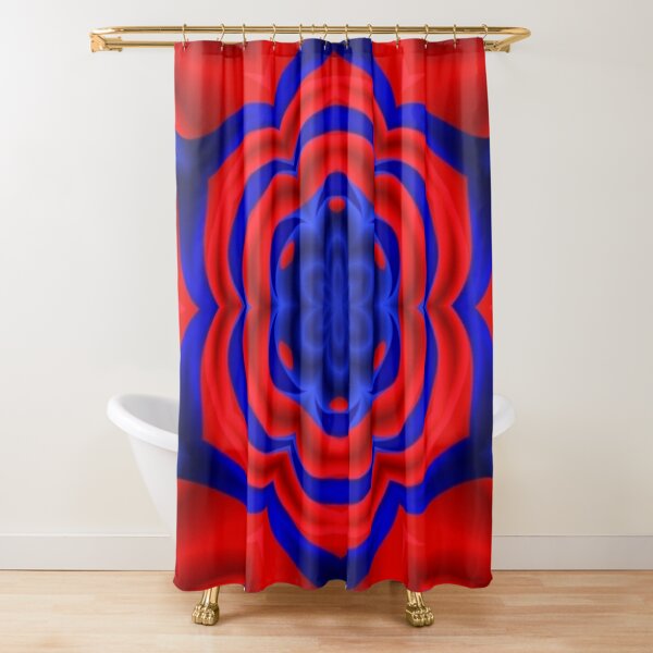 Graphic Design, kaleidoscope Shower Curtain