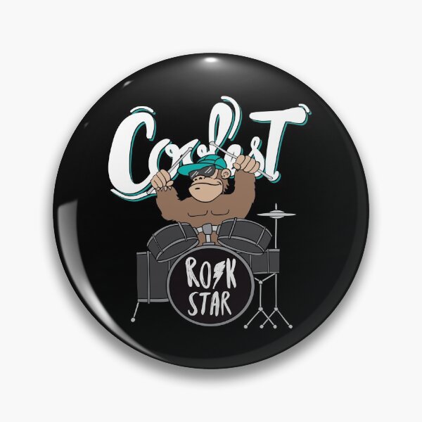 Item preview, Coolest Drummer Gorilla designed and sold by TopsLooks.