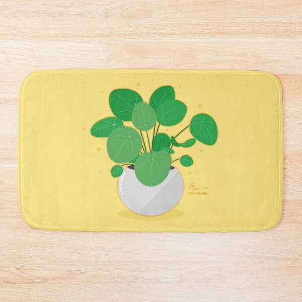 Item preview, cute pilea peperomioides - chinese money plant designed and sold by zoefdesign.