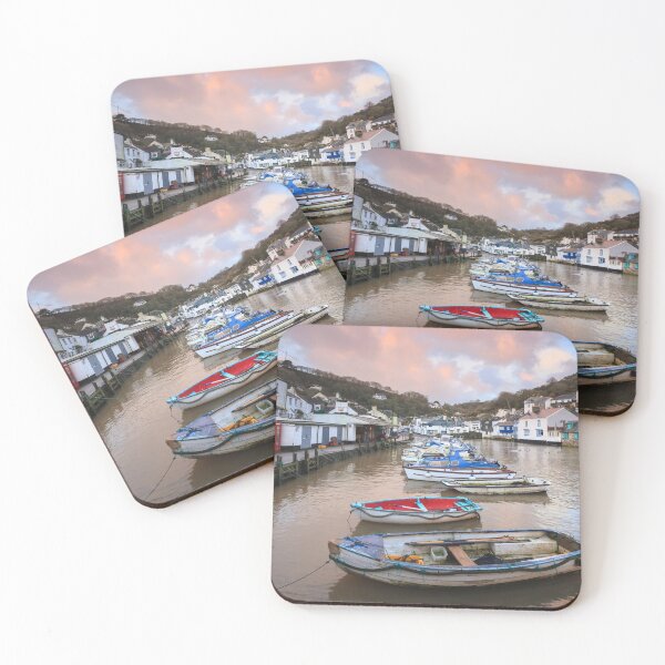 Item preview, Boats at Sunrise (Polperro) designed and sold by bitm2007.