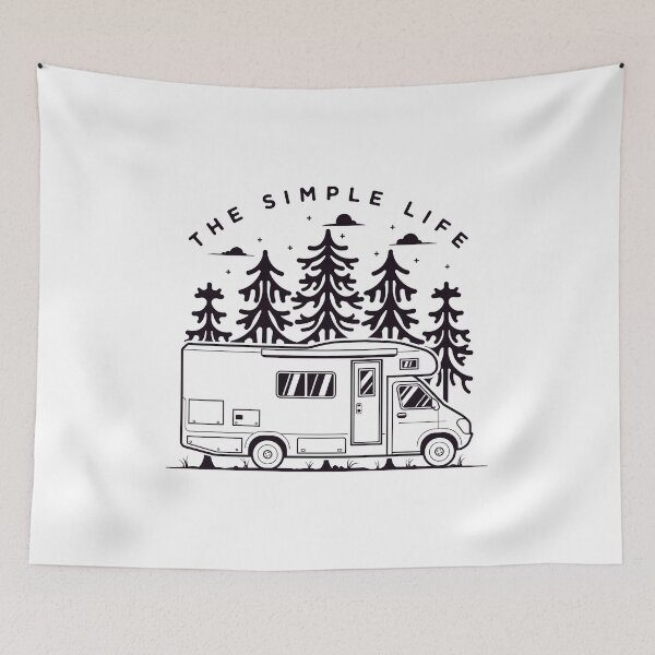 Item preview, Womens The Simple Life RV Camping V-Neck product designed and sold by jakehughes2015.