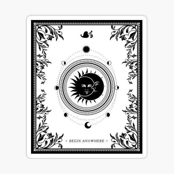 Begin Anywhere Sticker