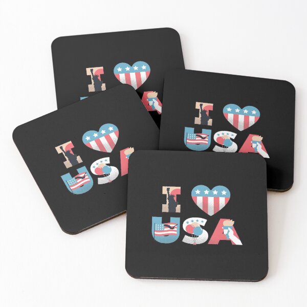 Item preview, i love usa  designed and sold by pirminio.
