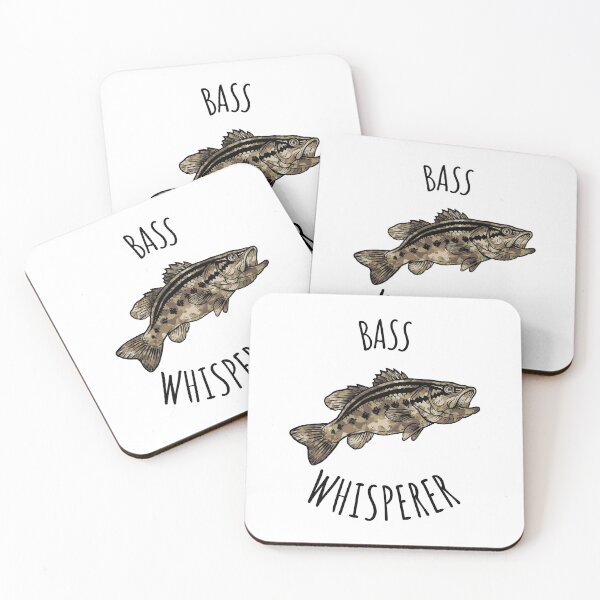 Item preview, Funny Fishing Bass Whisperer print designed and sold by jakehughes2015.