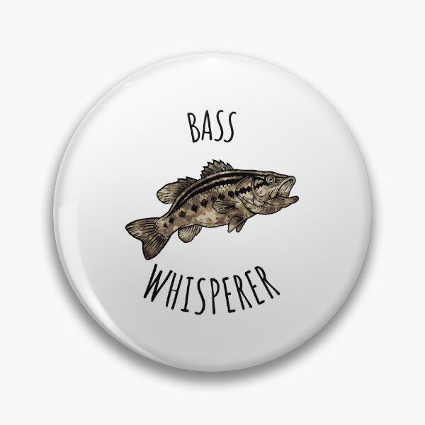 Item preview, Funny Fishing Bass Whisperer print designed and sold by jakehughes2015.