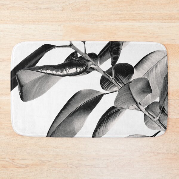 Item preview, Ficus Elastica Black Gray White Vibes #1 #foliage #decor #art  designed and sold by Anita's & Bella's Art.