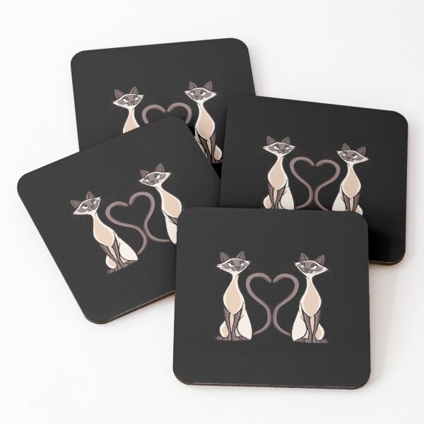 Item preview, siamese cats heart  designed and sold by pirminio.