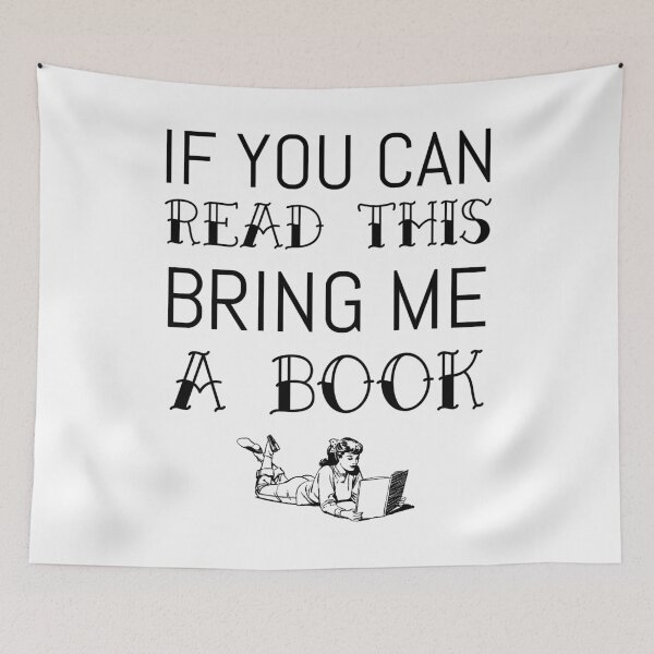 Item preview, Funny If You Can Read This Bring Me A Book Reading design designed and sold by jakehughes2015.