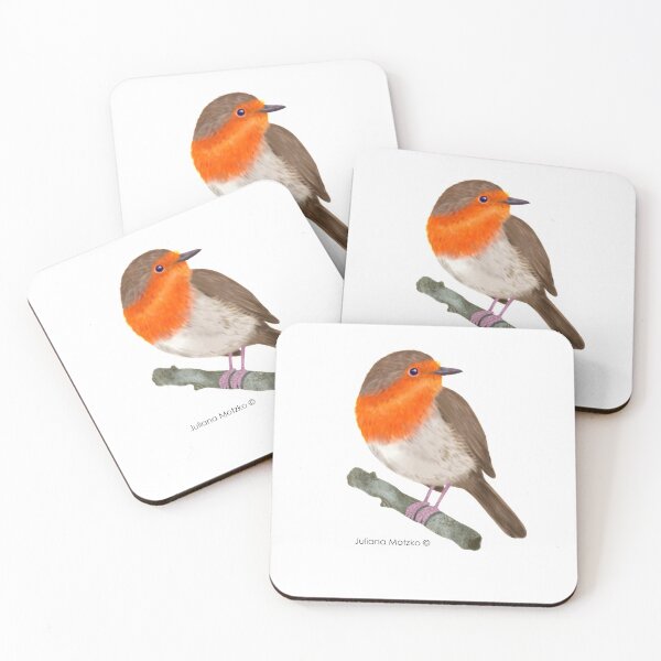 Item preview, Pájaro Robin Redbreast designed and sold by julianamotzko.