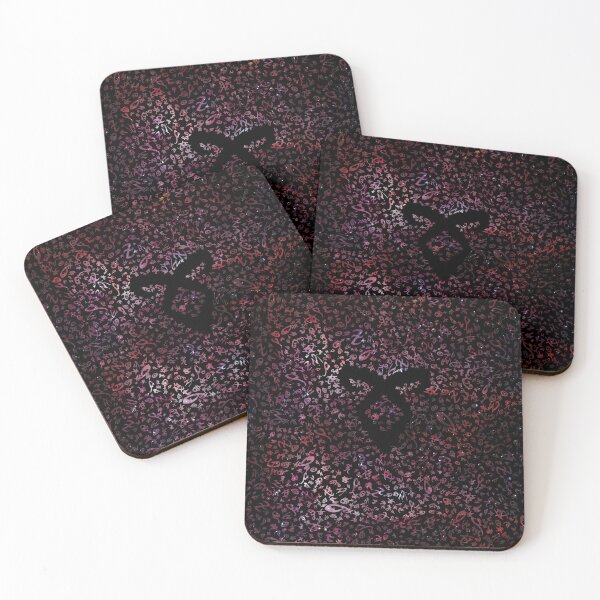 Item preview, Shadowhunters rune - pattern / texture with vanishing angelic power rune (red galaxy) - Clary, Alec, Jace, Izzy, Magnus designed and sold by Vane22april.