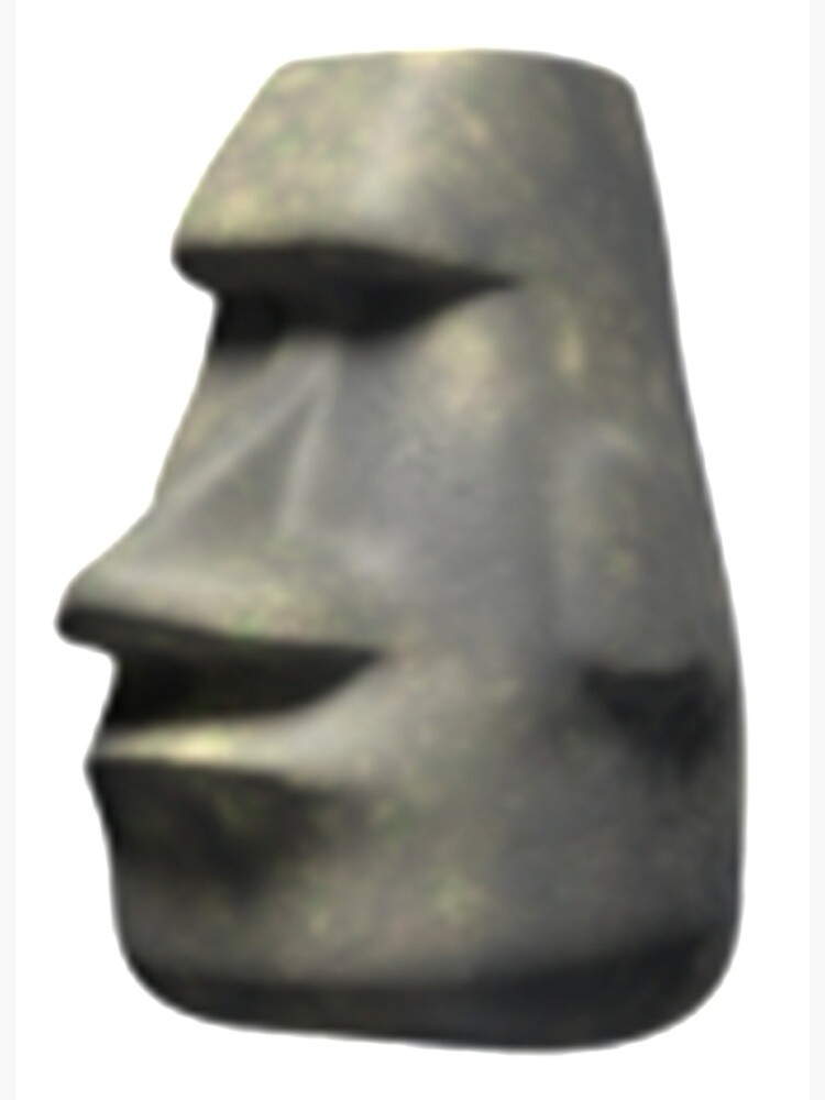 What is up with the moai 🗿 emoji? : r/OutOfTheLoop