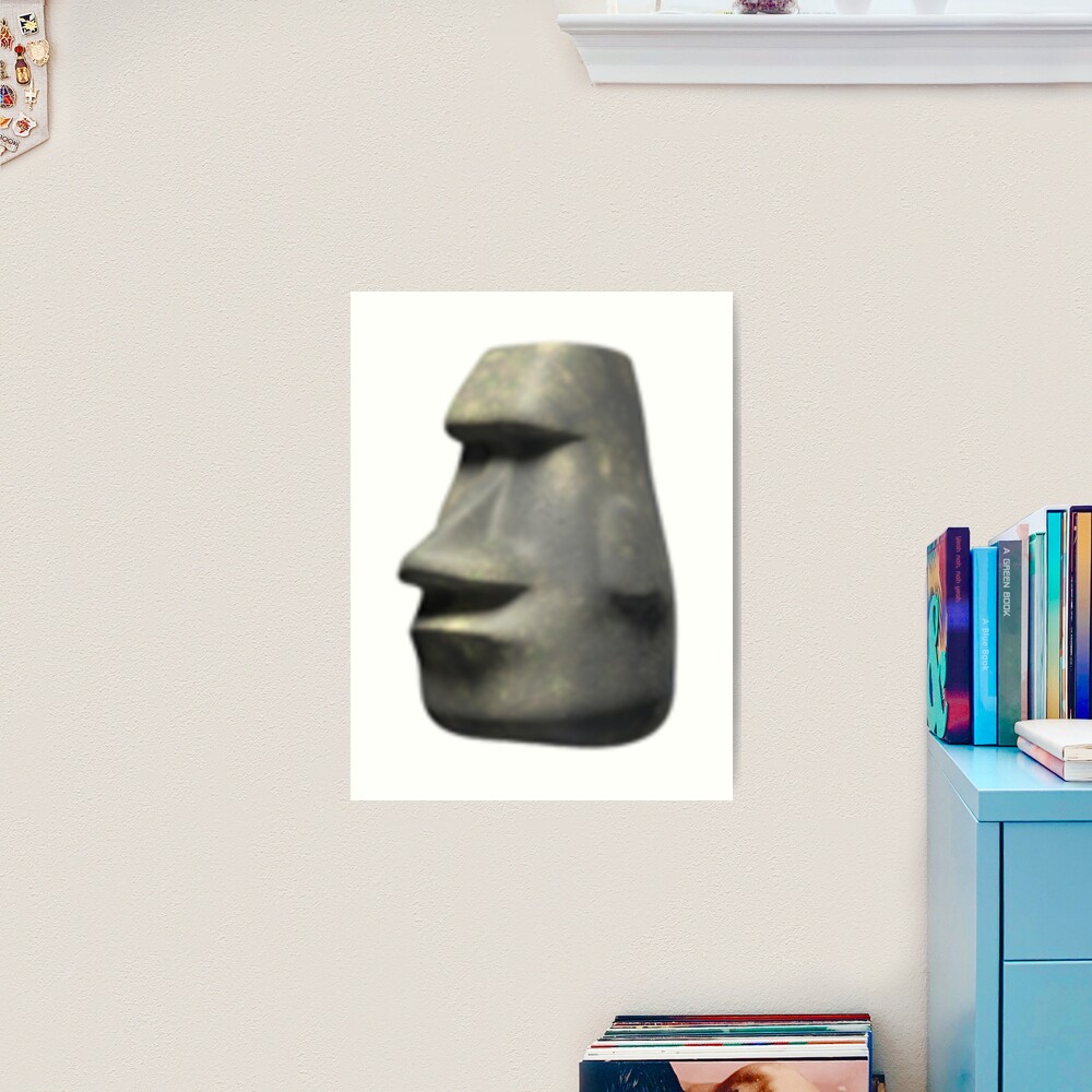 Moyai Emoji Moai Emoji Easter Island | Greeting Card