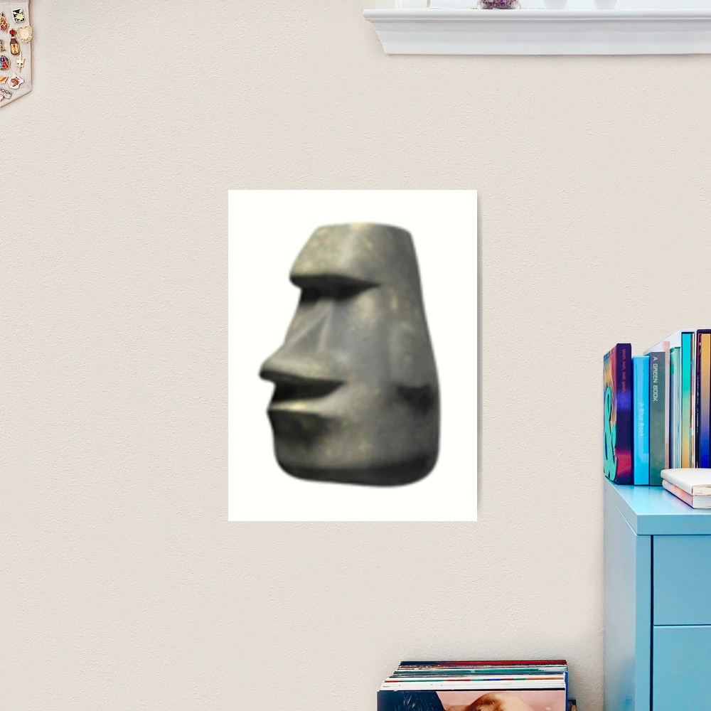Moai emoji majestic item for contest 0 pixel art