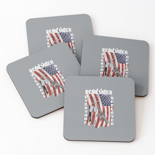 Item preview, Remember everyone deployed Quotes Name Tag & Weapons Graphic Design - July 4th - Best Father Day Gift Idea - Independence Day  designed and sold by family1ststore.