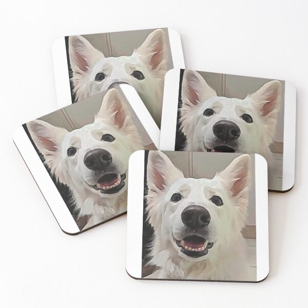 Item preview, White German Shepherd designed and sold by Eddie-Dearheart.