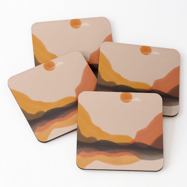 Item preview, Mountain Landscape abstract painting  designed and sold by darcy boutique.