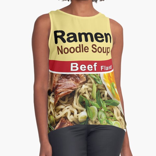 sekvens barmhjertighed Kan ikke lide Ramen Noodle Soup - Beef Flavor" Graphic T-Shirt for Sale by mongolife |  Redbubble
