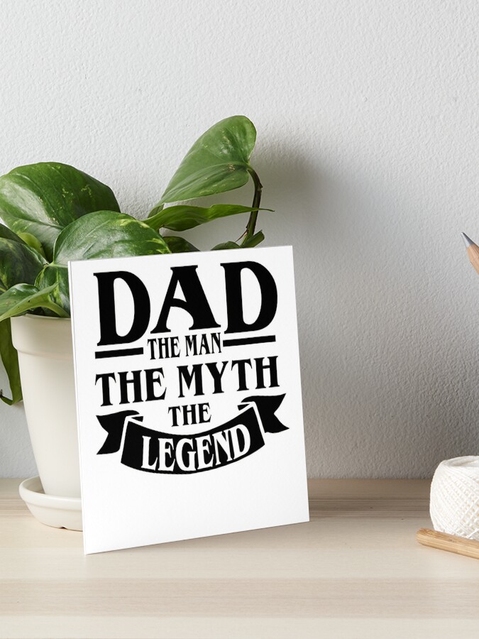  Myth Legend Dad Festival Quote Brooch Pin Dress Shirt