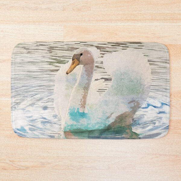 Item preview, The swan in water designed and sold by Dipanjan20.