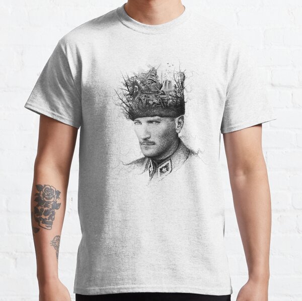 Atatürk Collage Art Classic T-Shirt