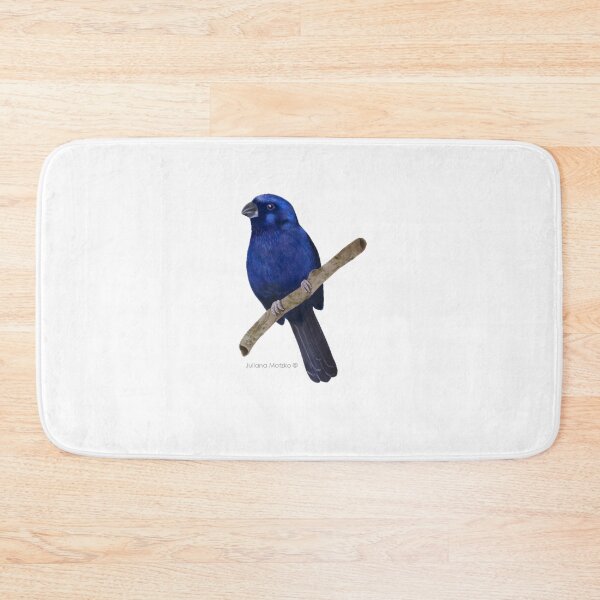 Item preview, Ultramarine Grosbeak bird designed and sold by julianamotzko.