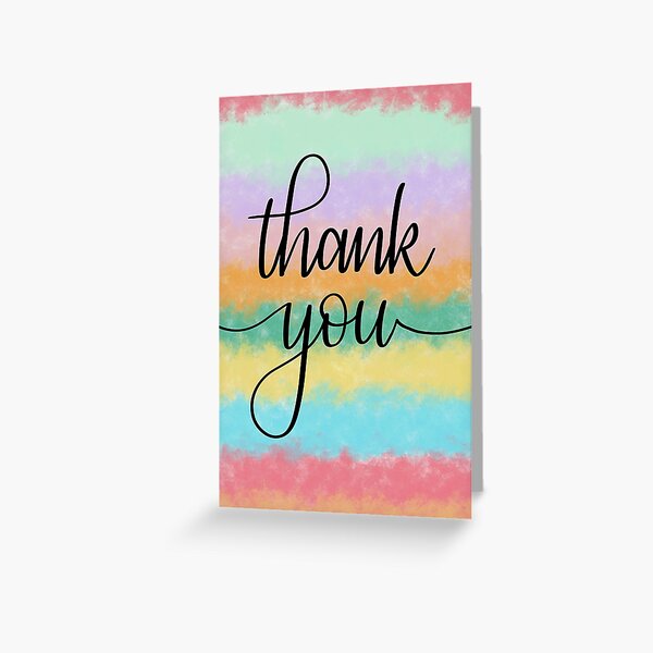 Thank you Greeting Card