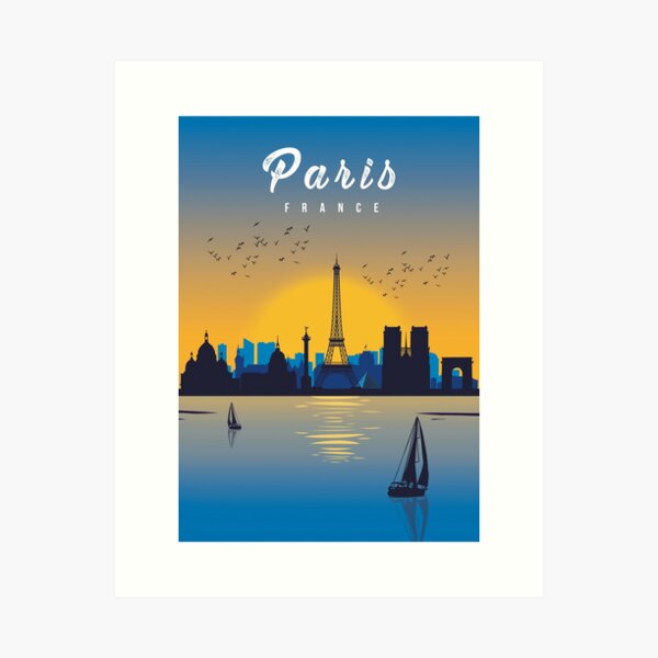 Item preview, Paris france Travel artwork designed and sold by louzaartist.