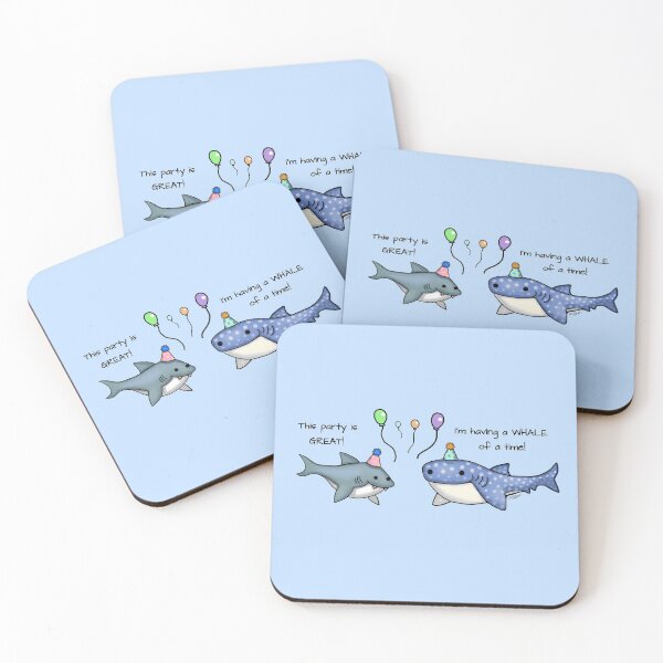 Item preview, Funny Shark Puns, Party Design designed and sold by auristela.