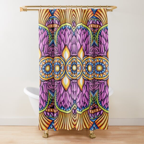 Motif, Visual arts, Psychedelic art Shower Curtain