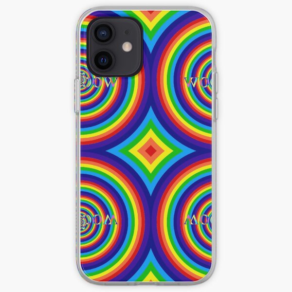 Circle, 2D shape, Psychedelic art iPhone Soft Case