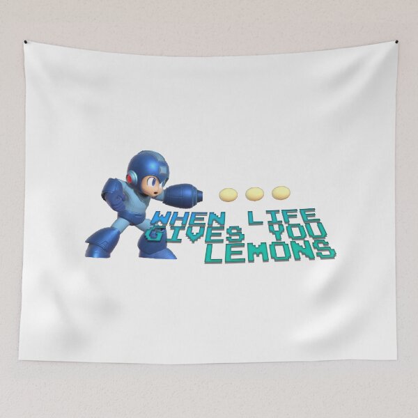 Item preview, Mega Man - When Life Gives You Lemons designed and sold by Gentleman-Crow.