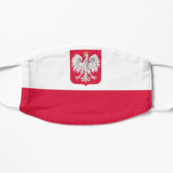 Polish Flag - FLAG0037 Flat Mask