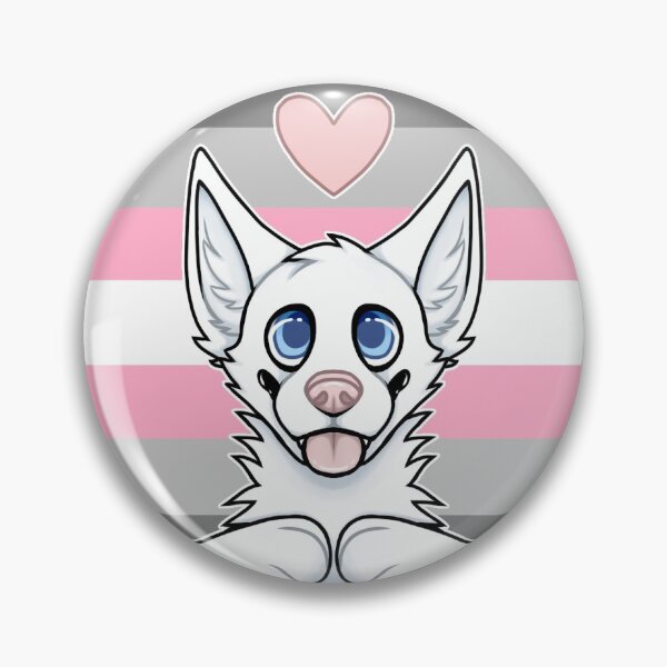Item preview, demigirl pride puppy designed and sold by CVLTZ.