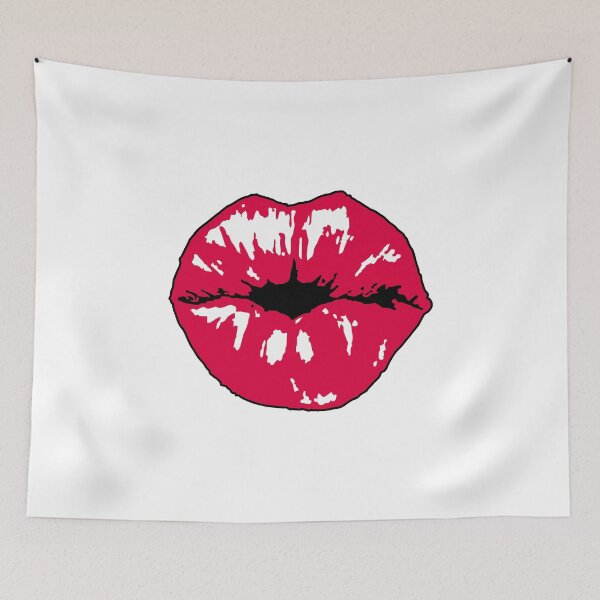 Item preview, Smile Mask 6 - Puckered Lips - Kiss Me! designed and sold by Shabbyprints.