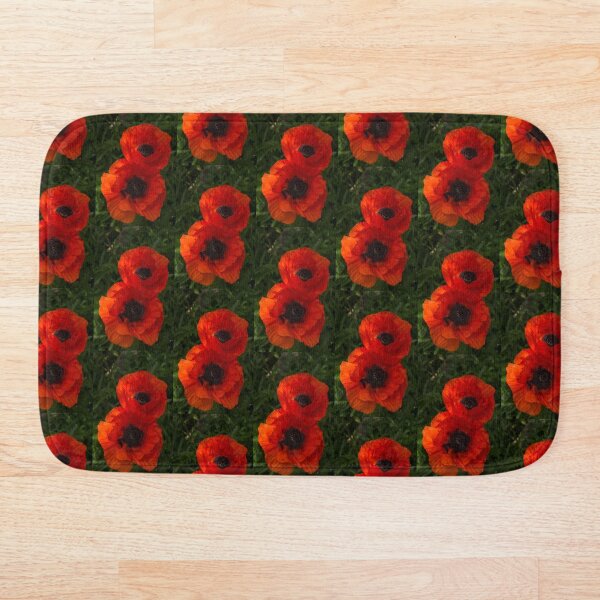 Item preview, Hot Red Poppy Duet: una vista vertical designed and sold by Georgia Mizuleva.