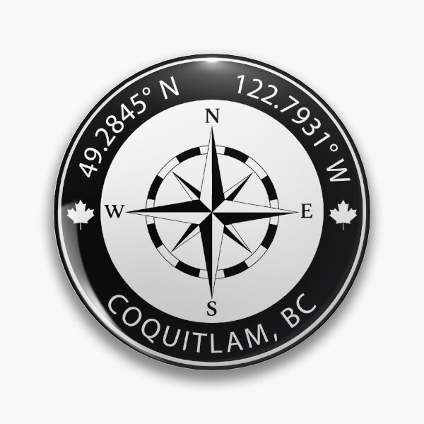 Item preview, Coquitlam, British Columbia Geographical Coordinates designed and sold by TeeOhGraphics.