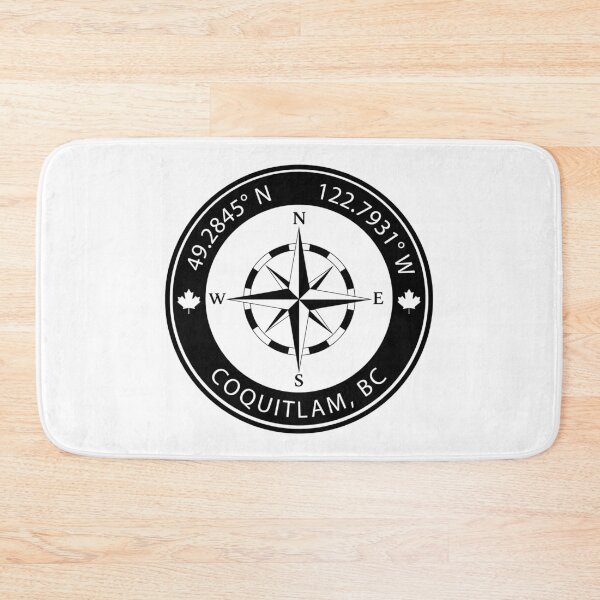 Item preview, Coquitlam, British Columbia Geographical Coordinates designed and sold by TeeOhGraphics.