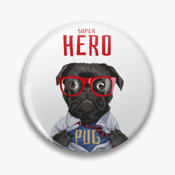 Artikelvorschau, Super Hero Mops entworfen und verkauft von TopsLooks.