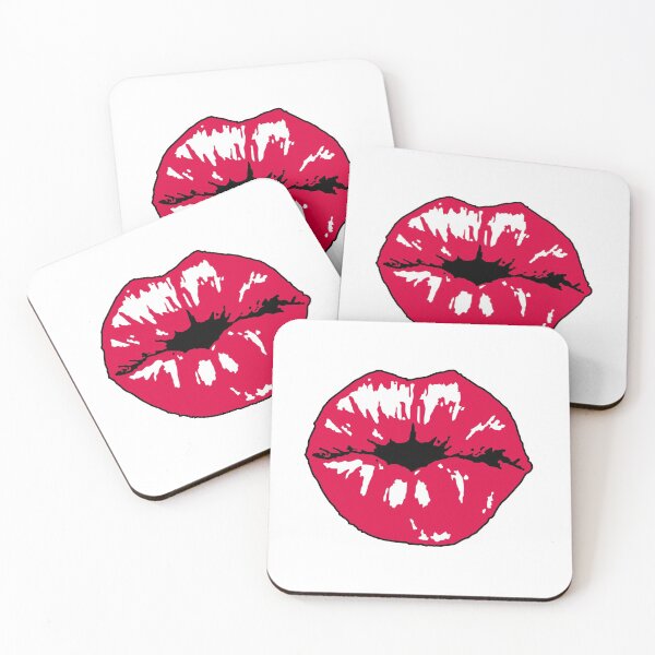 Item preview, Smile Mask 6 - Puckered Lips - Kiss Me! designed and sold by Shabbyprints.
