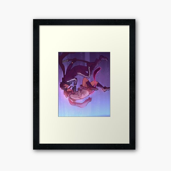 Falling Yatori- LINK TO NEW VERSION IN DESCRIPTION Framed Art Print