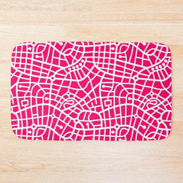 Item preview, Pattern 030520 - White on Neon Red designed and sold by Artberry.