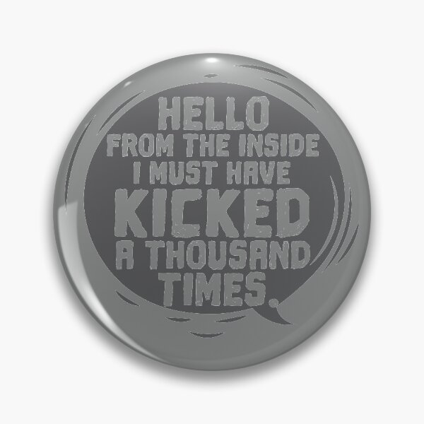 Artikelvorschau, Pregnant - Hello from the inside entworfen und verkauft von Schmuddelshirt.