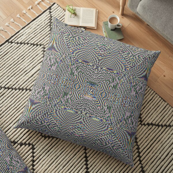 Motif, Visual arts, Psychedelic art Floor Pillow