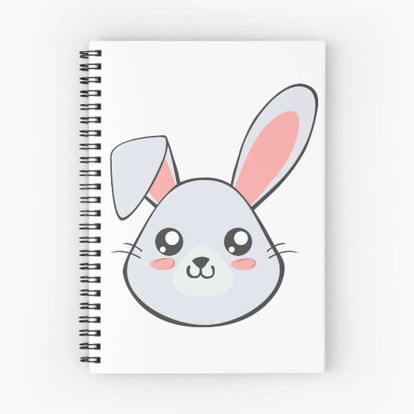 Item preview, Cute Kawaii Easter Bunny Face Graphic designed and sold by BrightLightArts.