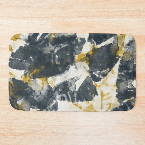 Item preview, Grey and Mustard Yellow Abstract Print designed and sold by CharIsabella.