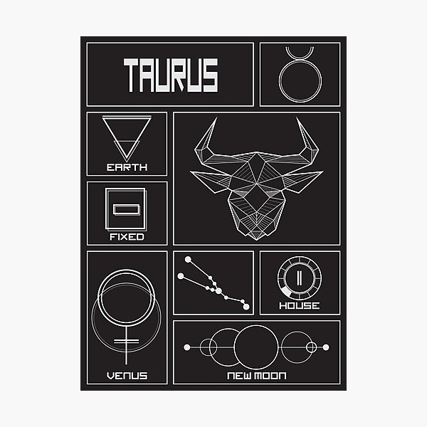 Item preview, Taurus Profile - Zodiac Signs designed and sold by alcateiaart.