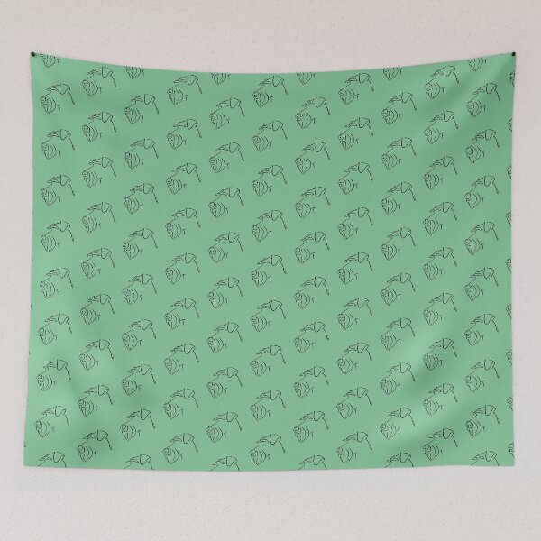 Item preview, Irish terrier silhouette outline designed and sold by LivHana.
