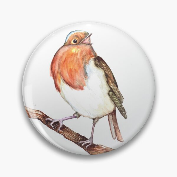 Item preview, Robin in watercolour designed and sold by e-victoria.