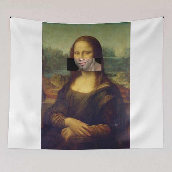Item preview, Mona Lisa Ricardo Smile designed and sold by Dank-your-Style.