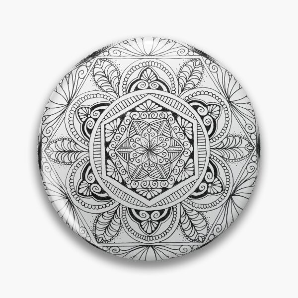 Item preview, Hand drawn mandala - secret garden designed and sold by Augras-art.